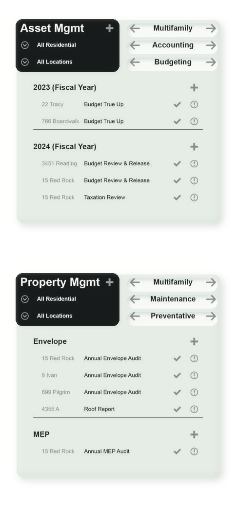 UME — Asset & Property Mgmt. Hub